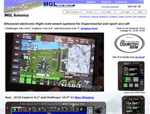 Tablet Screenshot of mglavionics.com